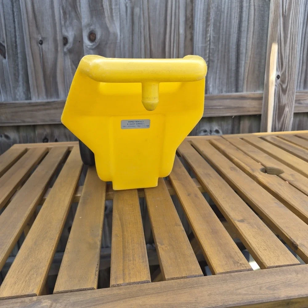 Little Tikes Yellow Trailer Cart Wagon Wheelbarrow Vintage for Green Tractor
